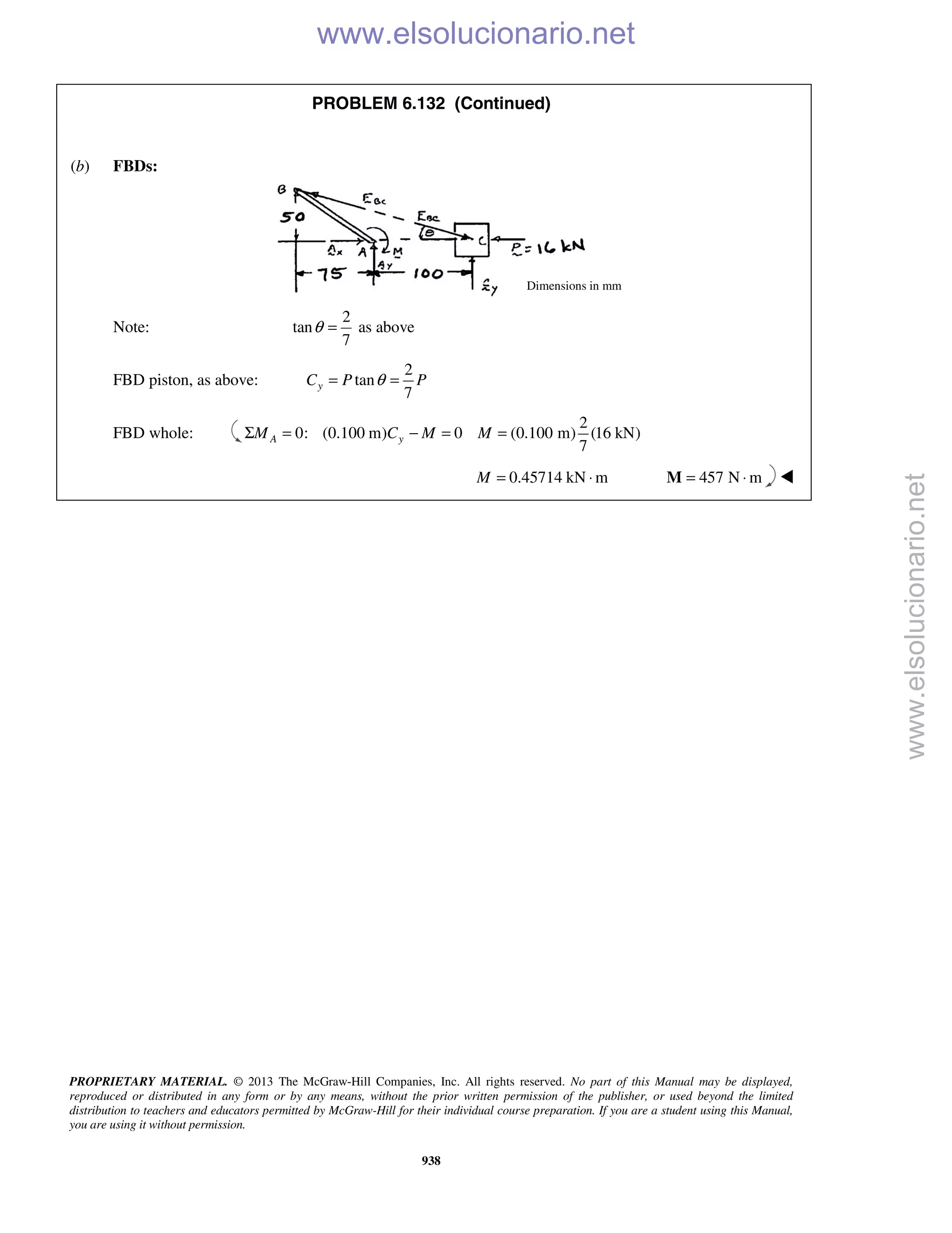 Beer vector mechanics for engineers statics 10th solutions