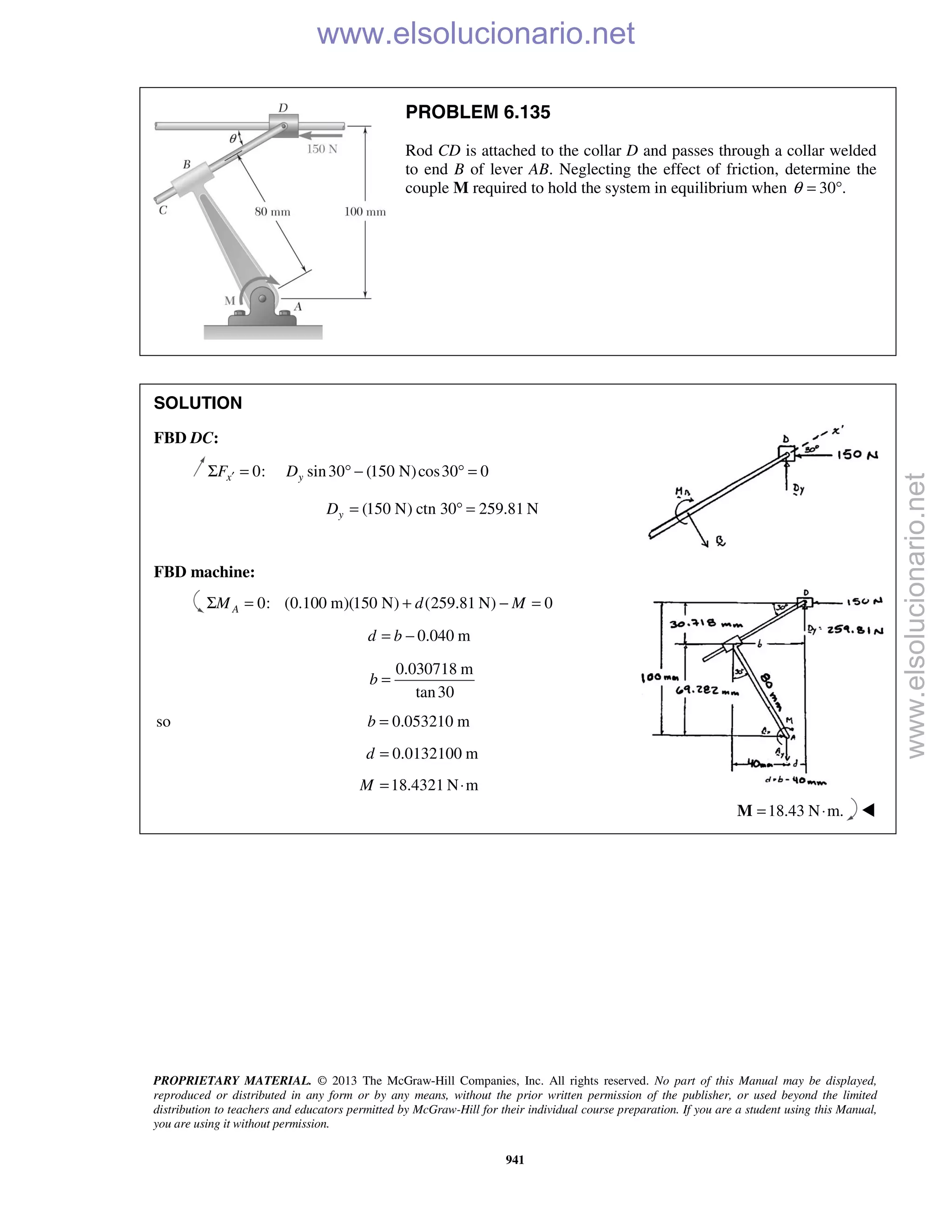 Beer vector mechanics for engineers statics 10th solutions