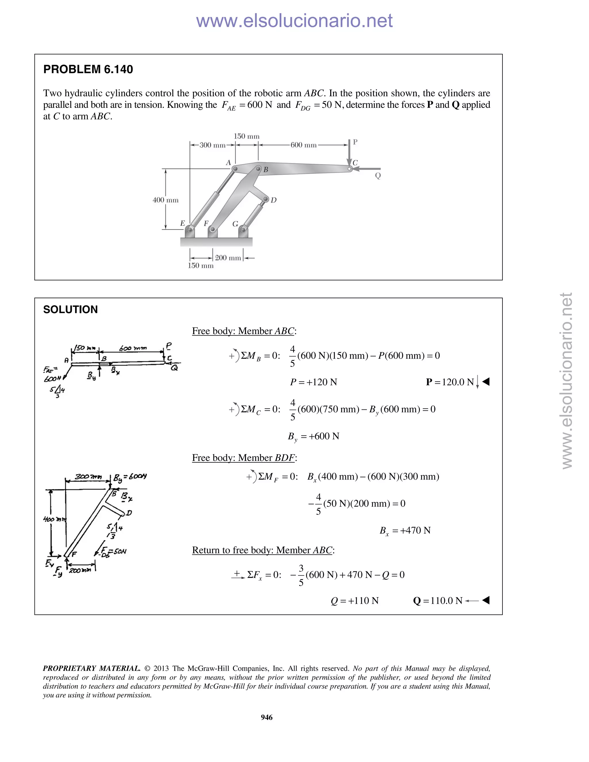 Beer vector mechanics for engineers statics 10th solutions