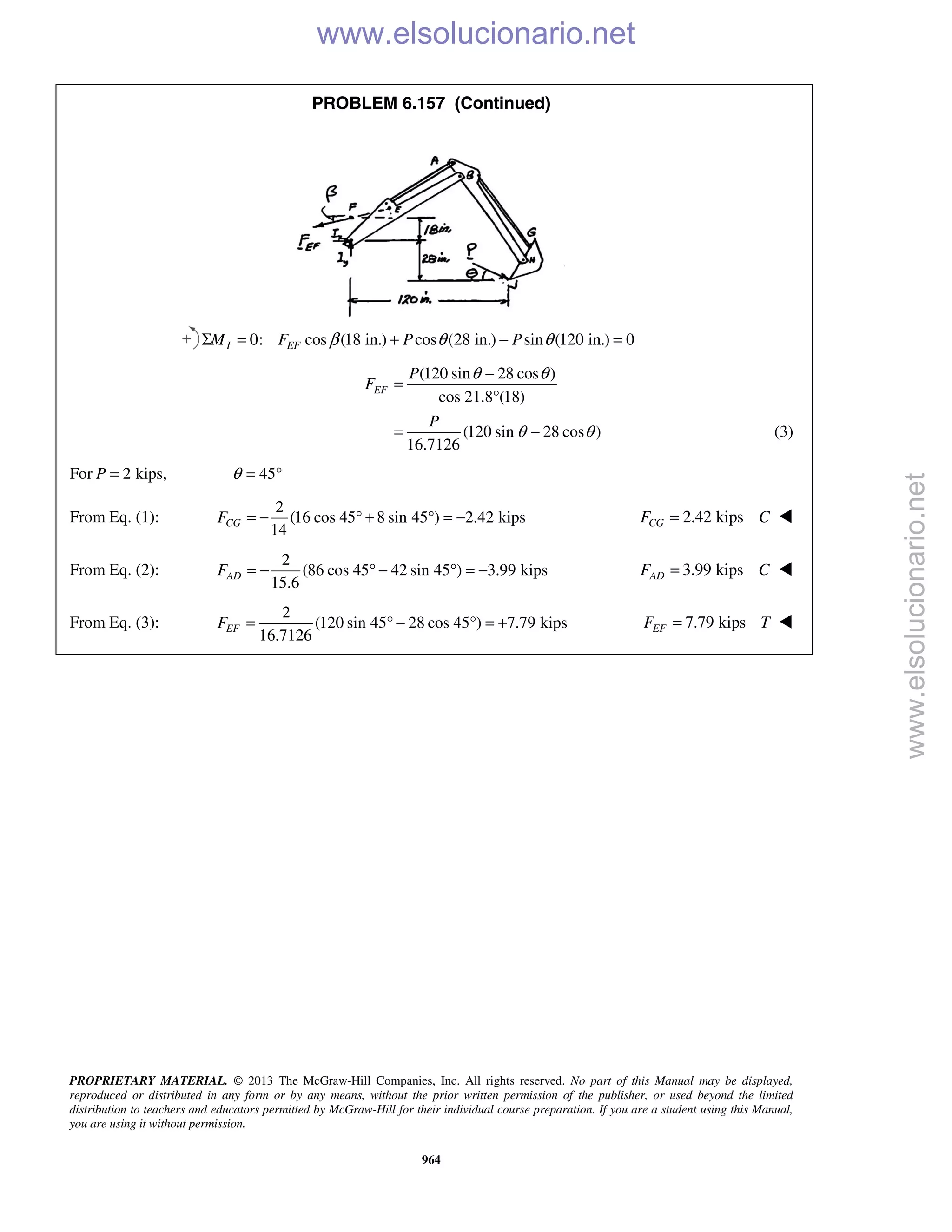 Beer vector mechanics for engineers statics 10th solutions