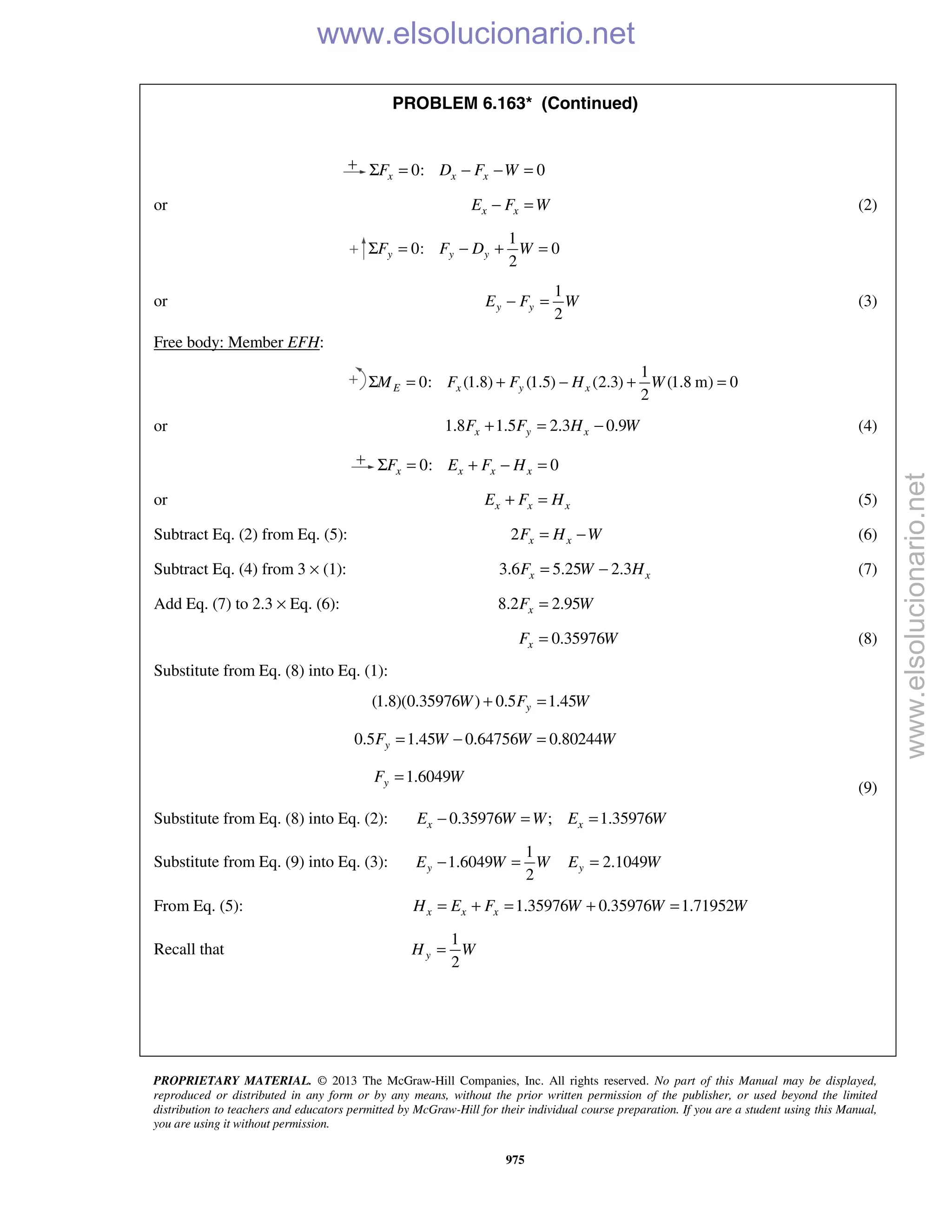 Beer vector mechanics for engineers statics 10th solutions
