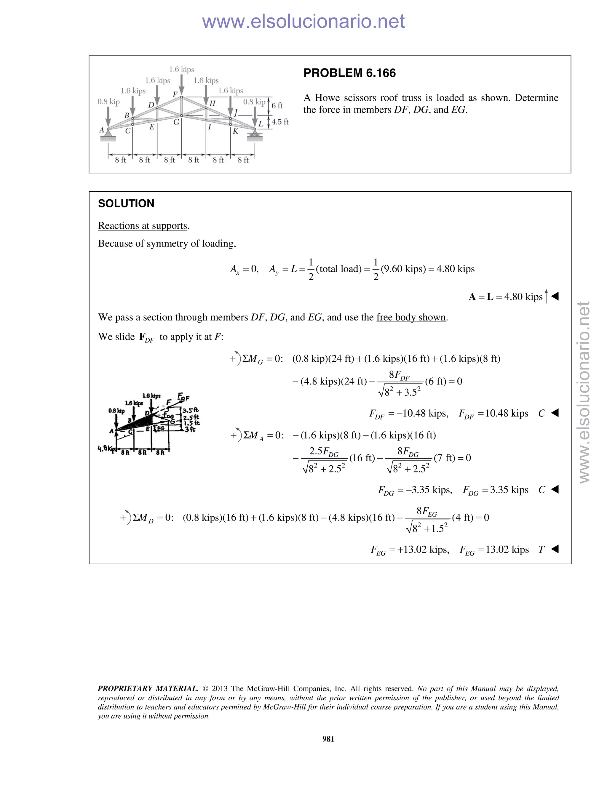Beer vector mechanics for engineers statics 10th solutions