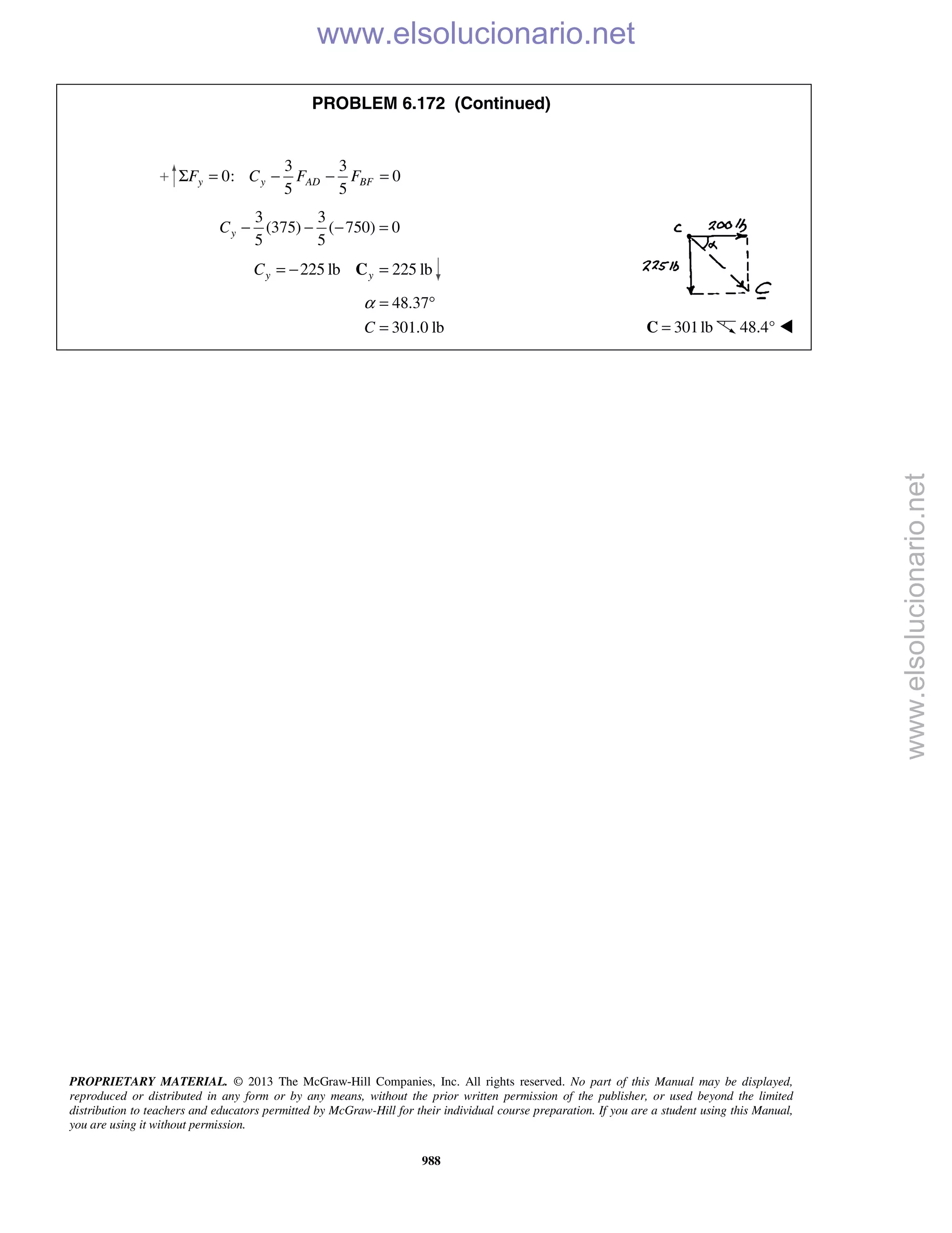 Beer vector mechanics for engineers statics 10th solutions