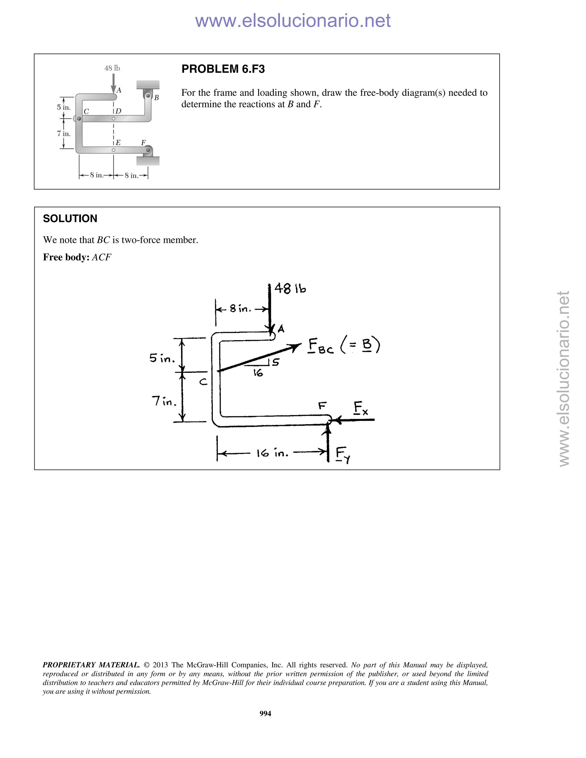 Beer vector mechanics for engineers statics 10th solutions