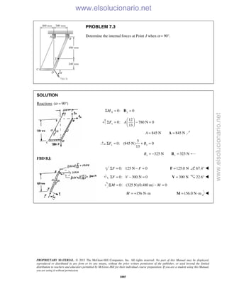 Beer vector mechanics for engineers statics 10th solutions