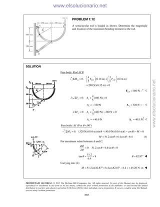 Beer vector mechanics for engineers statics 10th solutions
