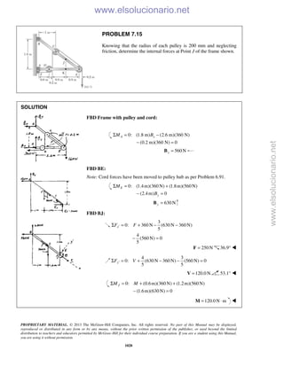 Beer vector mechanics for engineers statics 10th solutions