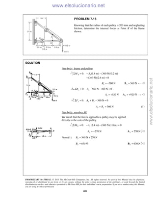 Beer vector mechanics for engineers statics 10th solutions