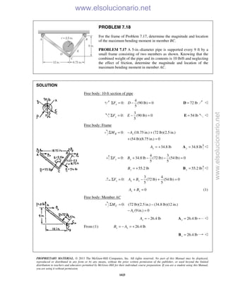 Beer vector mechanics for engineers statics 10th solutions