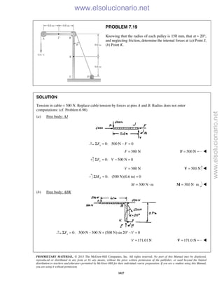Beer vector mechanics for engineers statics 10th solutions