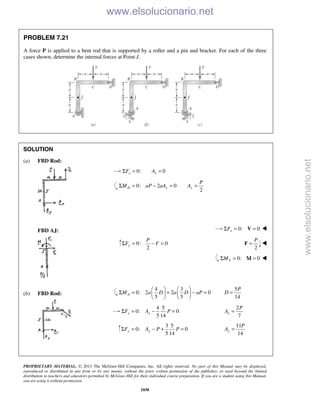 Beer vector mechanics for engineers statics 10th solutions