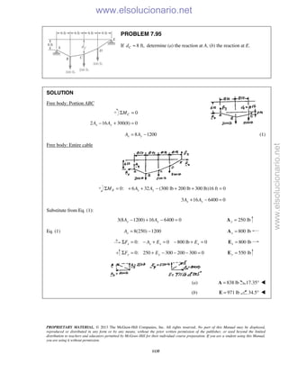 Beer vector mechanics for engineers statics 10th solutions