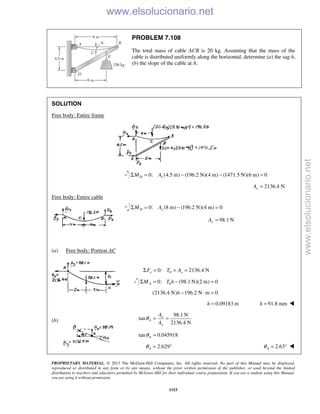 Beer vector mechanics for engineers statics 10th solutions