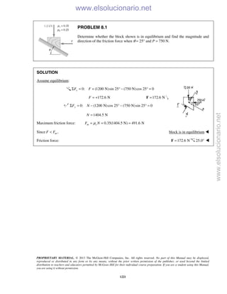 Beer vector mechanics for engineers statics 10th solutions