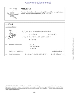 Beer vector mechanics for engineers statics 10th solutions