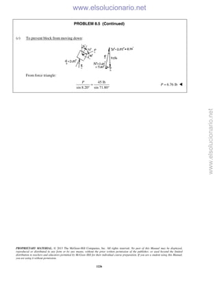 Beer vector mechanics for engineers statics 10th solutions