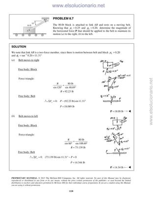 Beer vector mechanics for engineers statics 10th solutions