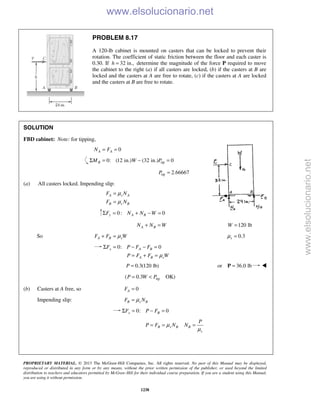 Beer vector mechanics for engineers statics 10th solutions