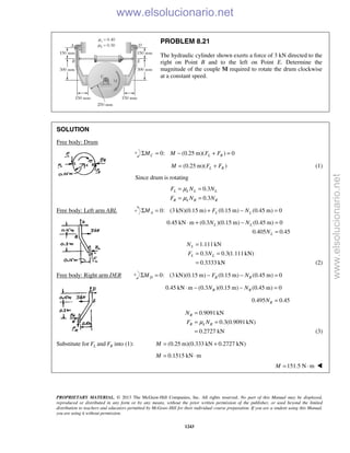 Beer vector mechanics for engineers statics 10th solutions