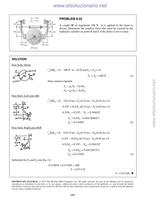 Beer vector mechanics for engineers statics 10th solutions