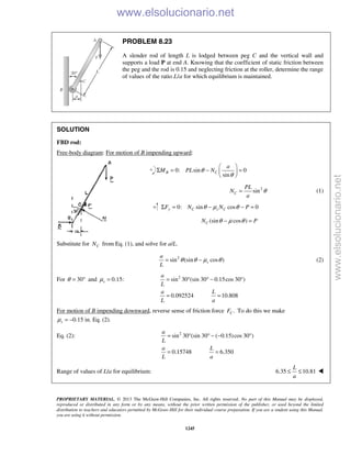 Beer vector mechanics for engineers statics 10th solutions