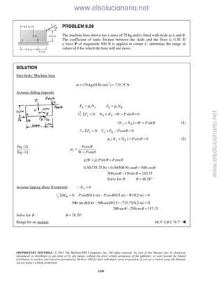 Beer vector mechanics for engineers statics 10th solutions