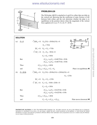 Beer vector mechanics for engineers statics 10th solutions