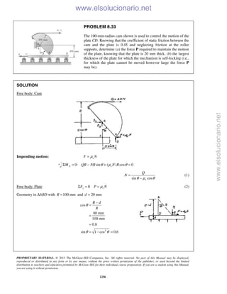 Beer vector mechanics for engineers statics 10th solutions