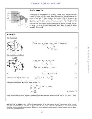 Beer vector mechanics for engineers statics 10th solutions
