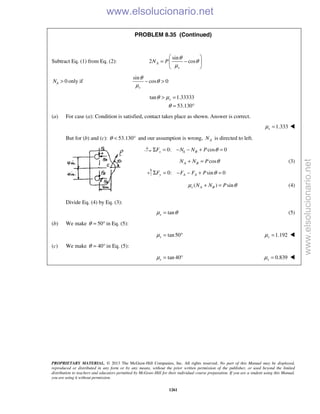 Beer vector mechanics for engineers statics 10th solutions