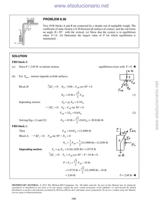 Beer vector mechanics for engineers statics 10th solutions
