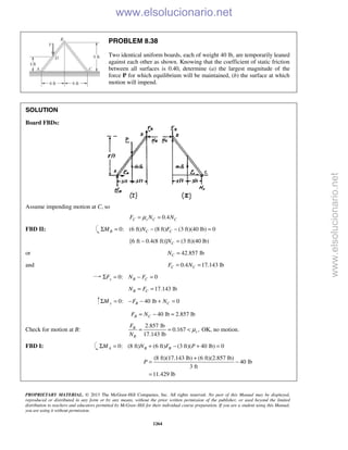 Beer vector mechanics for engineers statics 10th solutions