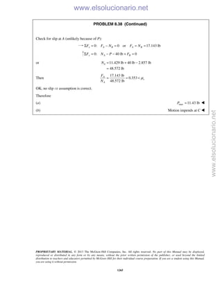 Beer vector mechanics for engineers statics 10th solutions