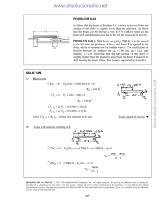 Beer vector mechanics for engineers statics 10th solutions