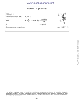 Beer vector mechanics for engineers statics 10th solutions