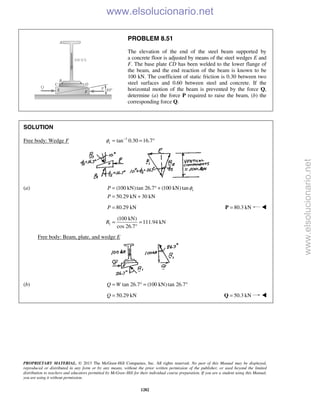 Beer vector mechanics for engineers statics 10th solutions