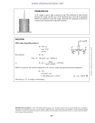Beer vector mechanics for engineers statics 10th solutions