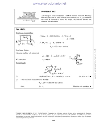 Beer vector mechanics for engineers statics 10th solutions