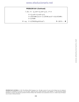 Beer vector mechanics for engineers statics 10th solutions