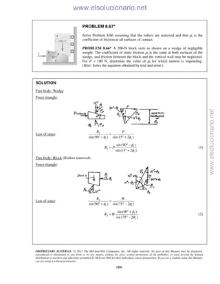Beer vector mechanics for engineers statics 10th solutions