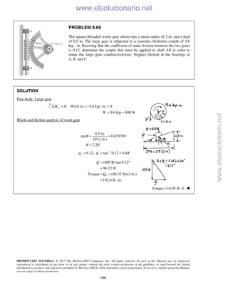 Beer vector mechanics for engineers statics 10th solutions