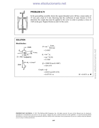Beer vector mechanics for engineers statics 10th solutions