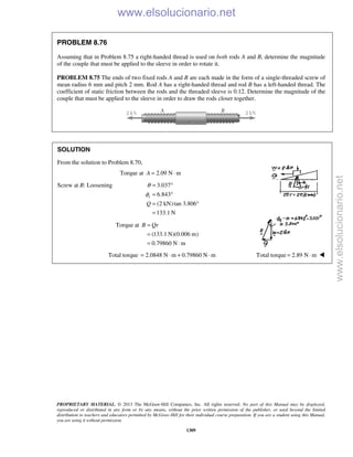 Beer vector mechanics for engineers statics 10th solutions
