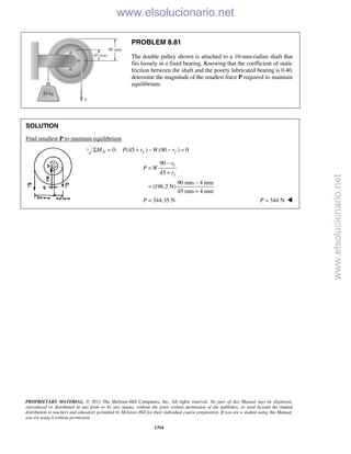 Beer vector mechanics for engineers statics 10th solutions