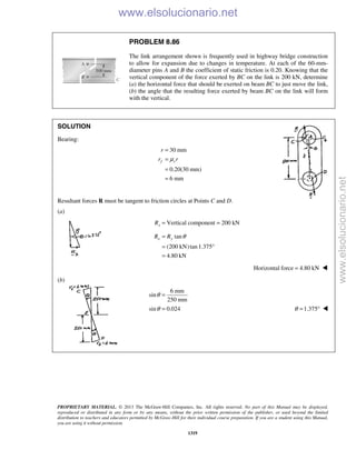 Beer vector mechanics for engineers statics 10th solutions