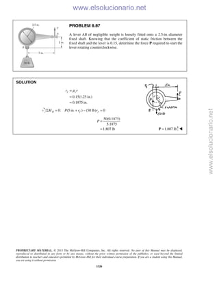 Beer vector mechanics for engineers statics 10th solutions