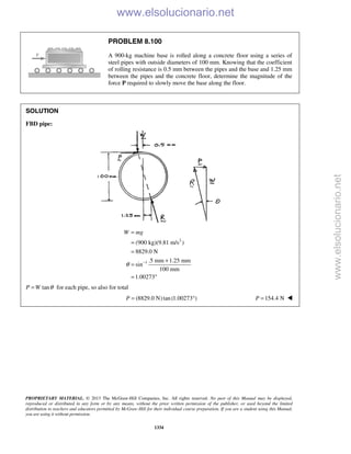 Beer vector mechanics for engineers statics 10th solutions