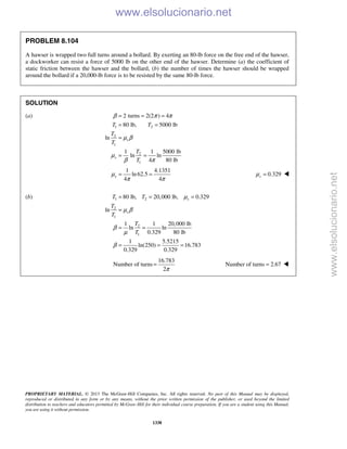 Beer vector mechanics for engineers statics 10th solutions