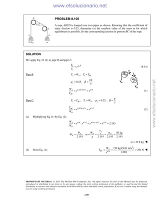 Beer vector mechanics for engineers statics 10th solutions