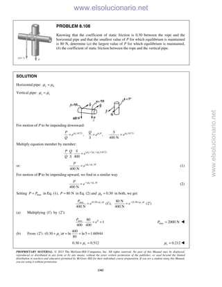 Beer vector mechanics for engineers statics 10th solutions
